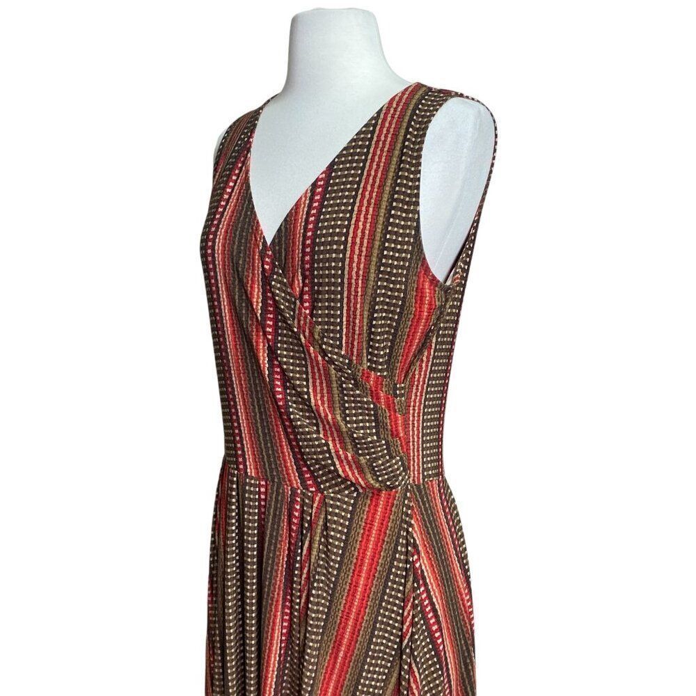 Lauren Ralph Lauren Faux Wrap Dress Size Medium - Picture 8 of 8